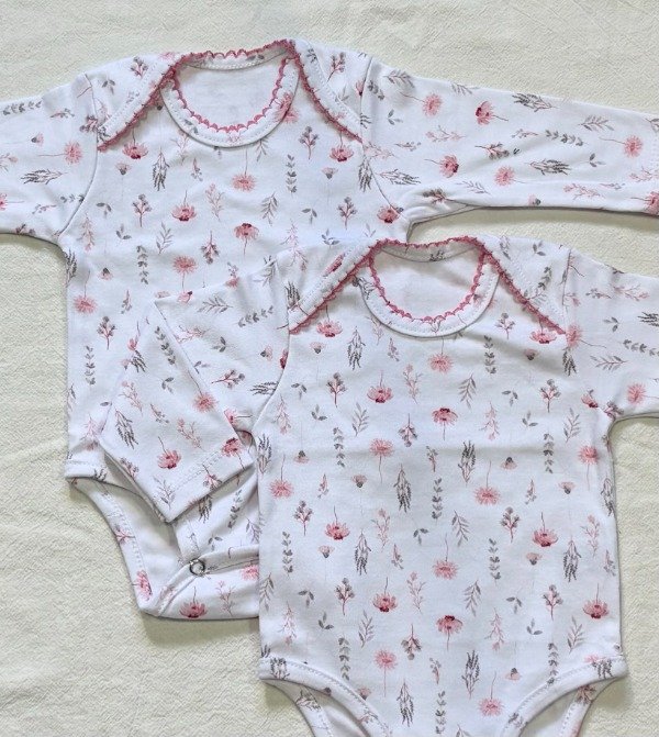 Producto - Body Mangas Largas Picot Rosas