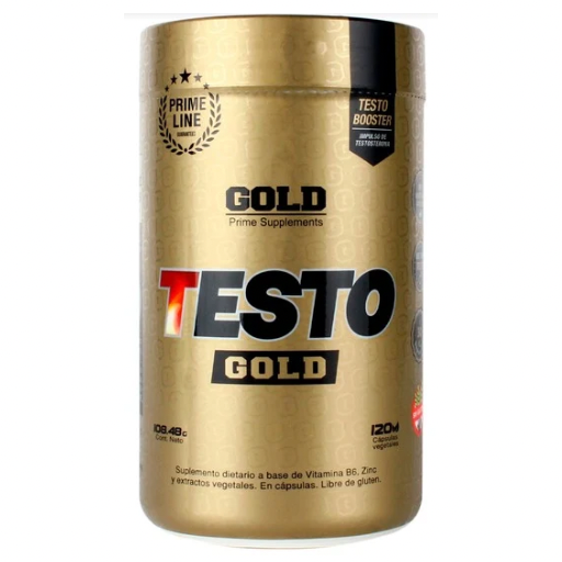 Producto - TESTO 120 CAPS GOLD NUTRITION
