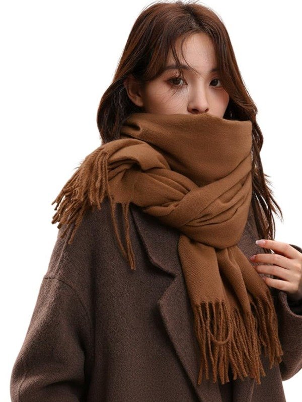 Producto - Pashmina Cashmire Mostaza Oscuro