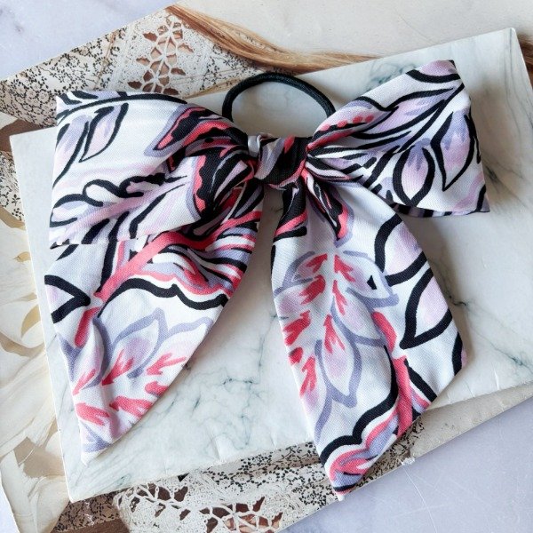 Producto - Moño Leaves Pink