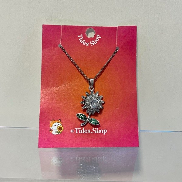 Producto - Collar Girasol Giratorio (Acero)