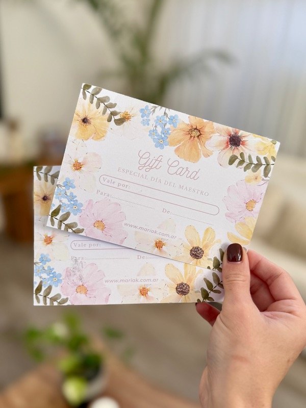 Producto - Gift card - día del maestro