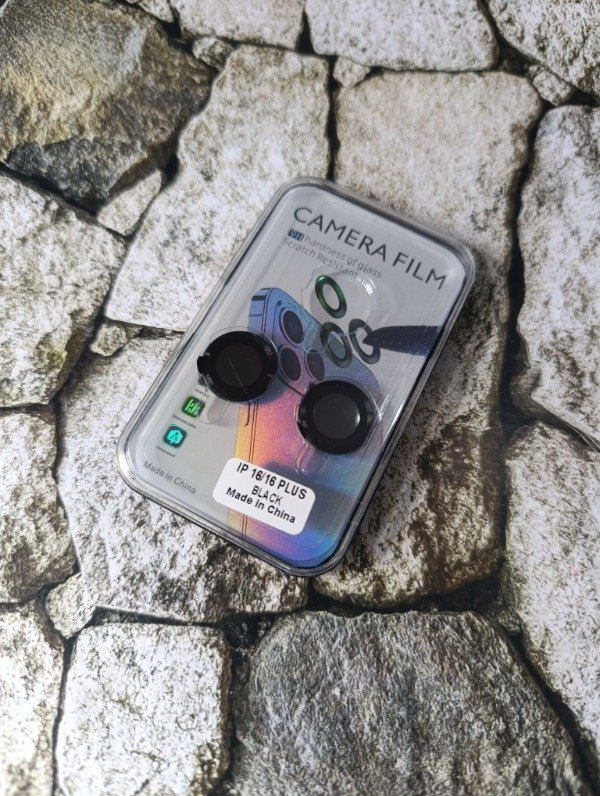 Producto - Protector de cámara iPhone 16/16 Plus negro