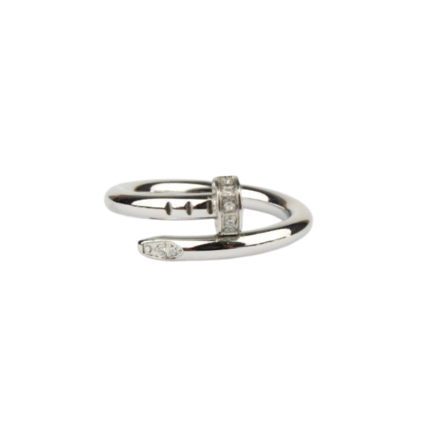 Producto - Anillo (Clavo) Cartier Juste un Clou Hipoalergénico Silver con zirconia