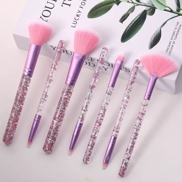 Producto - SET DE BROCHAS GLITTER X7 CON ESTUCHE