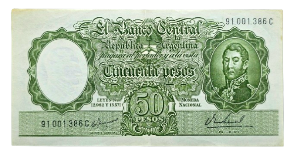 Producto - 50 Pesos Moneda Nacional (Ianella - Real) Bott.2023 VF+ - 0