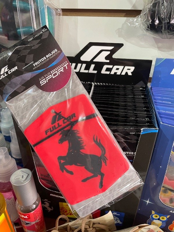 Producto - Tarjeta Perfumada Fullcar Ferrari 10g Frutos Rojos x unidad