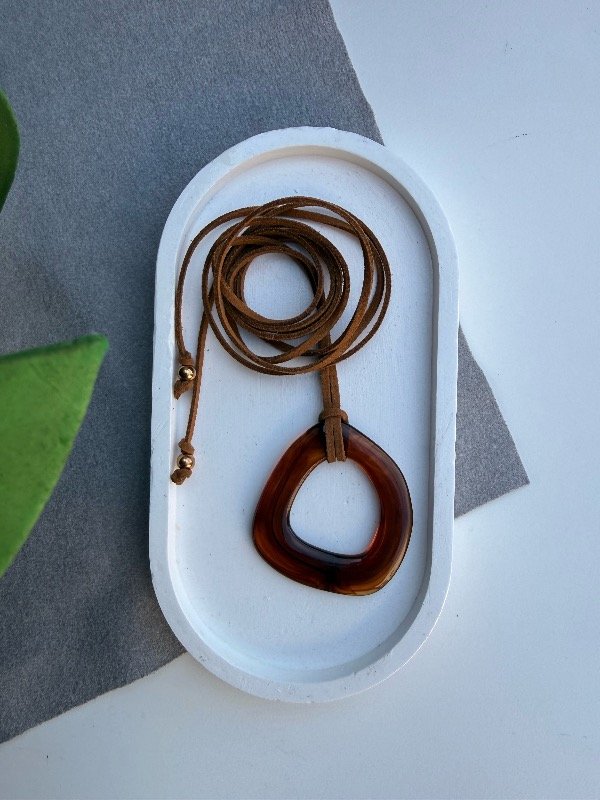 Producto - Choker carey marron
