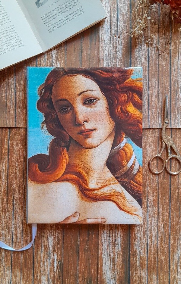 Producto - Agenda a5 - "El nacimiento de Venus"