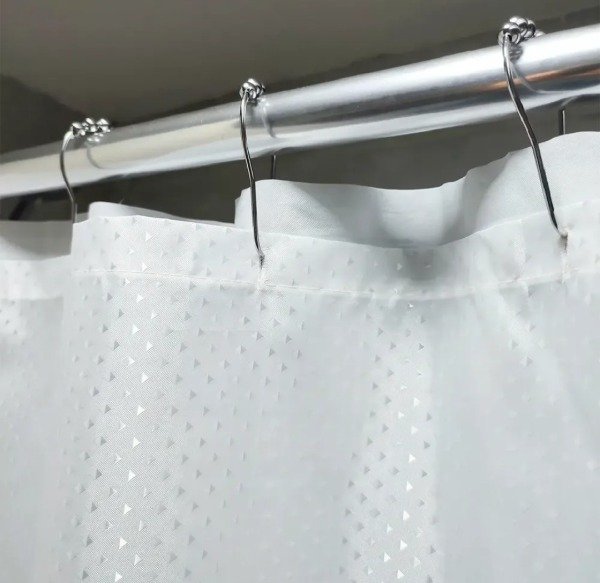 Producto - Cortina de baño de teflón diamantes blancos - 2