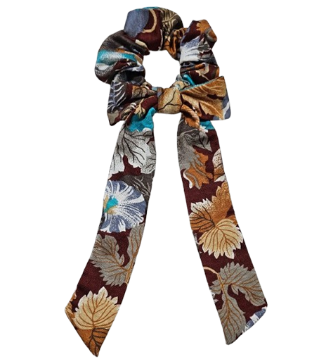 Producto - Scrunchie Otoñal con Moño y Lazo