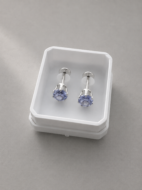 Producto - Abridores cubic violet plata 925