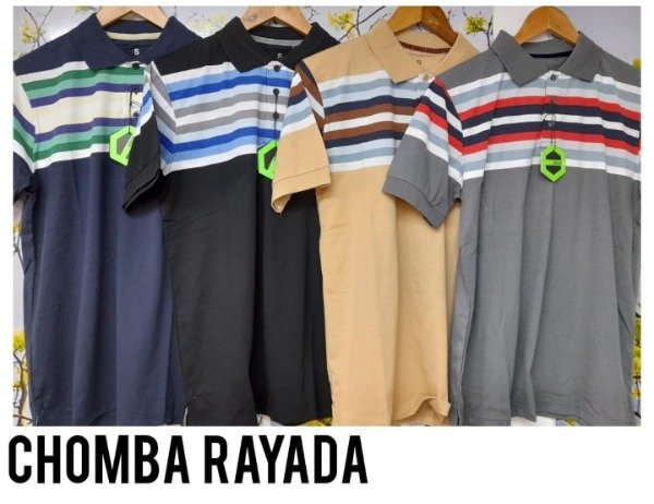 Producto - Línea Lam !! Chomba rayadas importada hombre