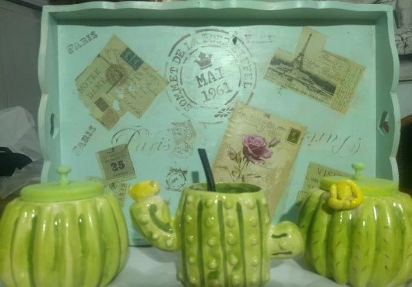 Producto - set mate cactus estrella