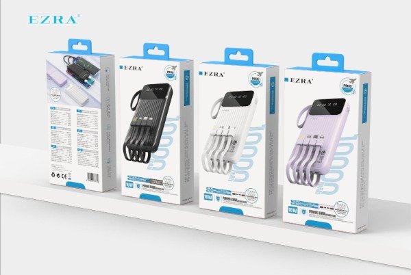 Producto - Cargador Con Pantalla 10000mAh 2.1A + 4 Salidas de USB-TPC-IOS-V8 EZ-S57 PB100. - 1