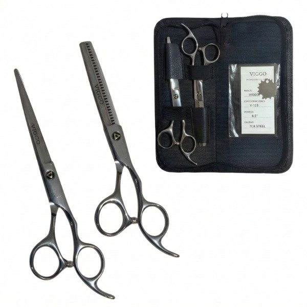 Producto - Tijeras Viggo Kit 5,5 Plateada Kit Clasicc v100