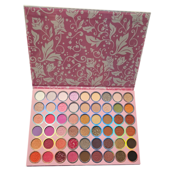 Producto - Paleta de 54 sombras arabes. Rosa