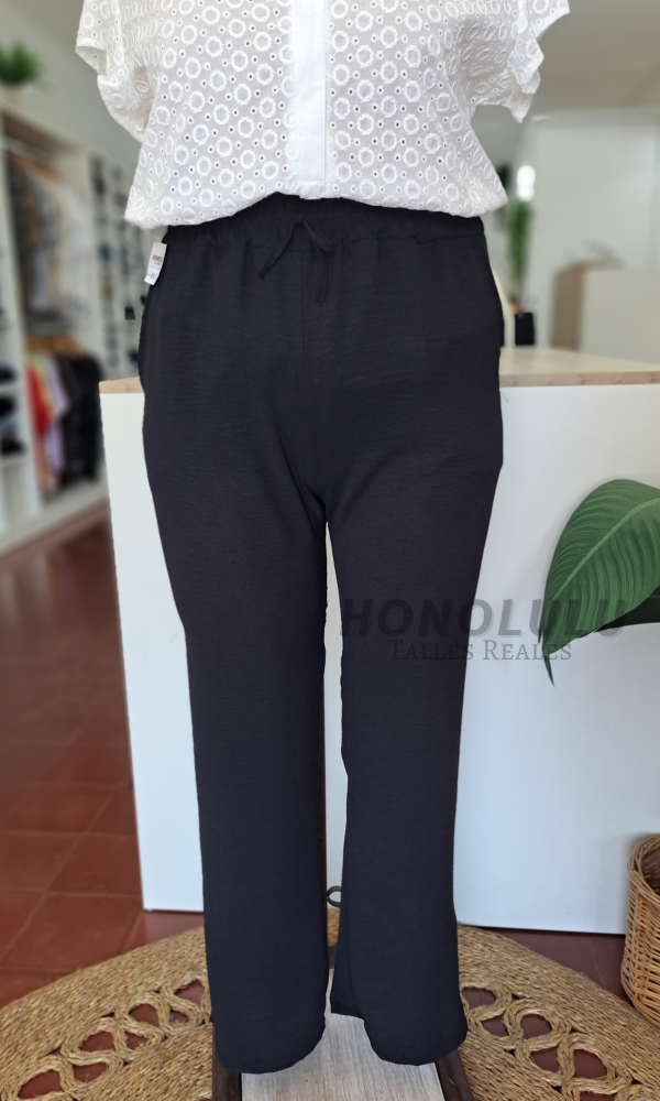 Producto - Pantalón de Creppe Negro - 0