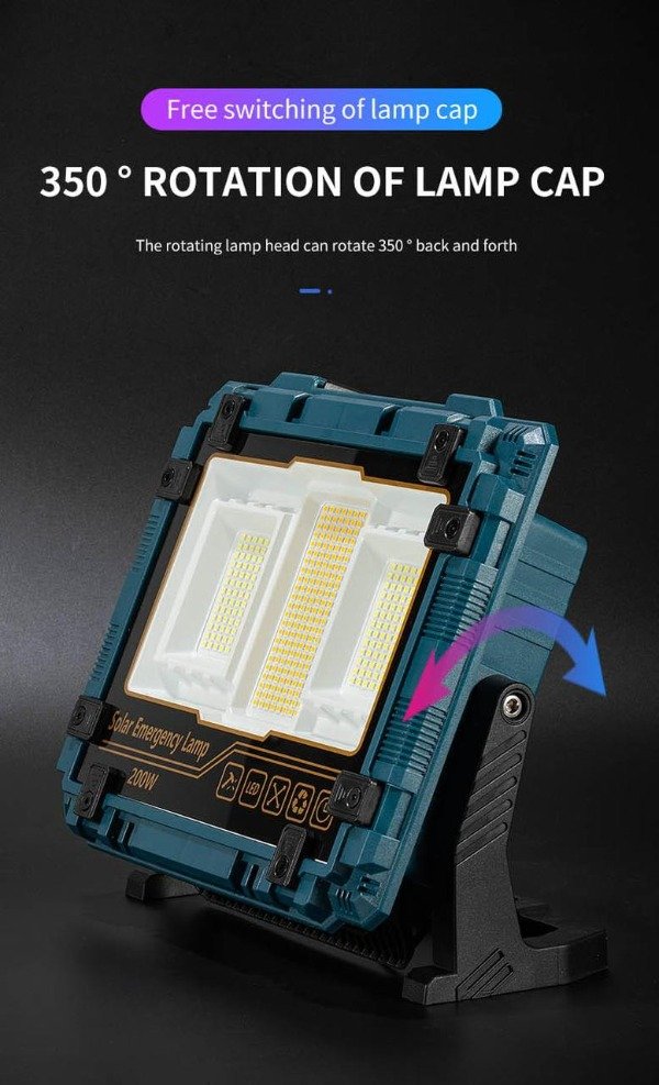Producto - Reflector de emergencia con panel solar