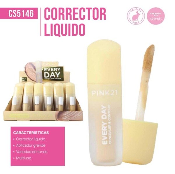 Producto - Corrector de ojeras Pink 21