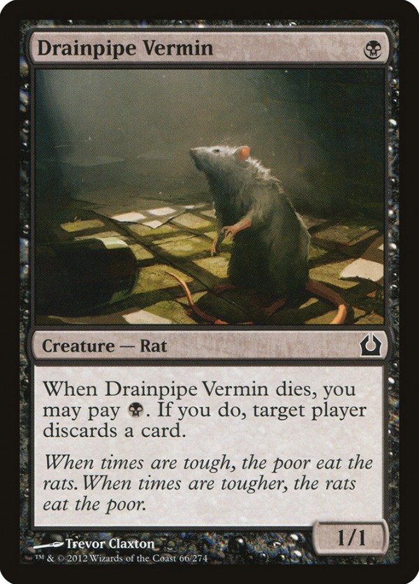 Producto - Drainpipe Vermin  Return to Ravnica