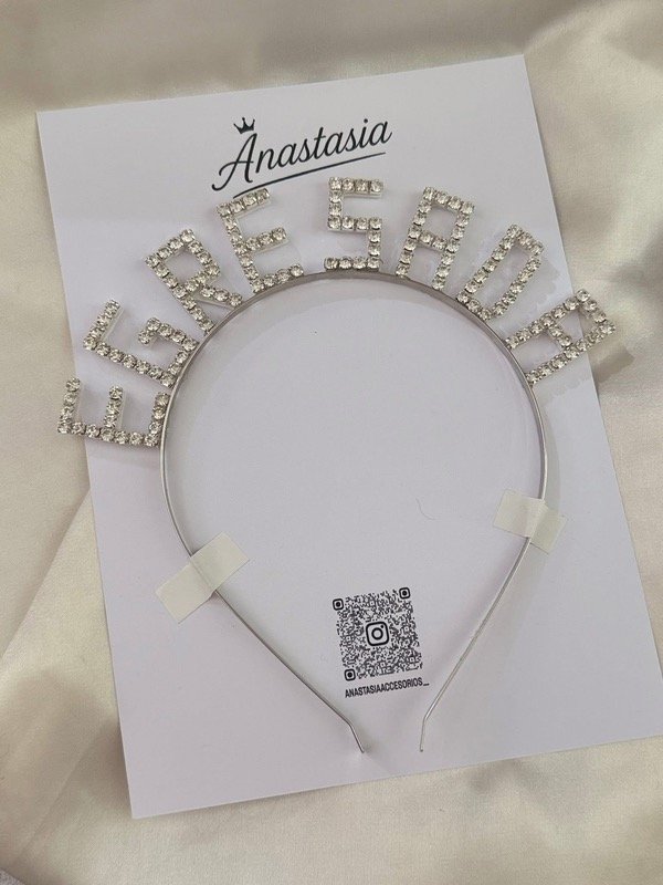 Producto - Vincha EGRESADA plateado