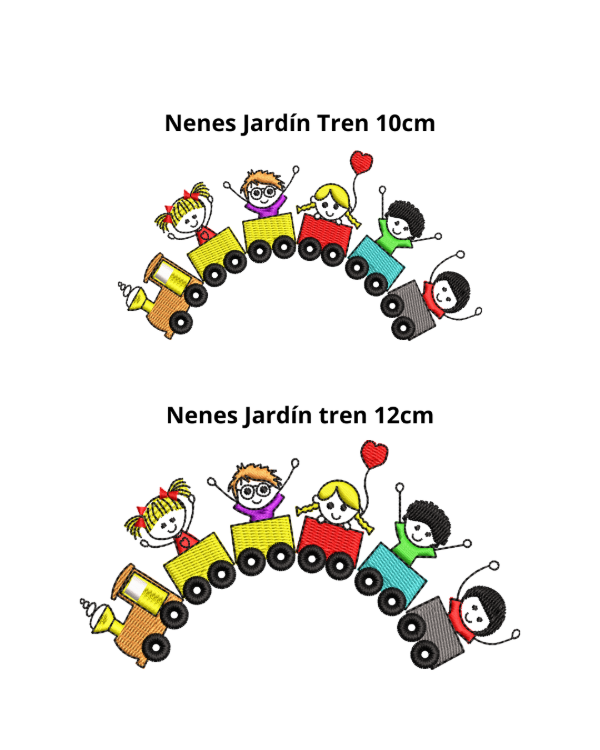 Producto - Nenitos Jardín Tren Pack
