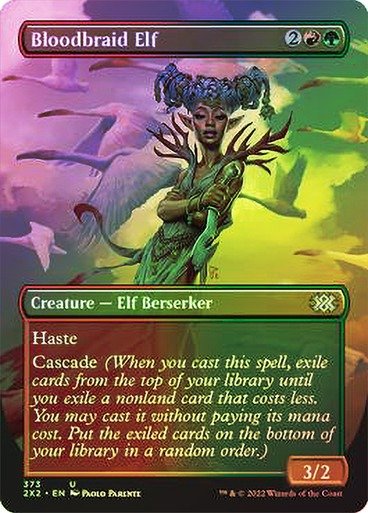 Producto - Bloodbraid Elf (Borderless Foil)
