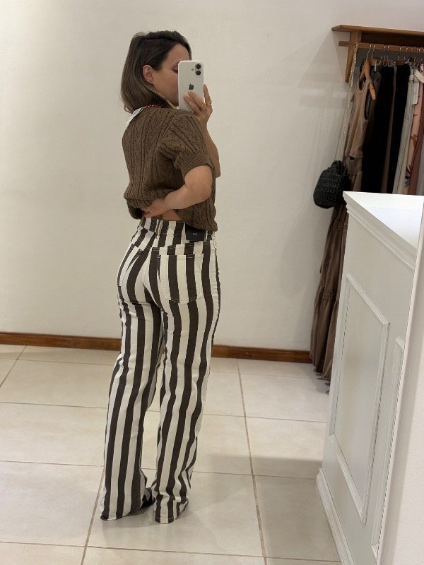 Producto - Jeans rayas cafe - 9