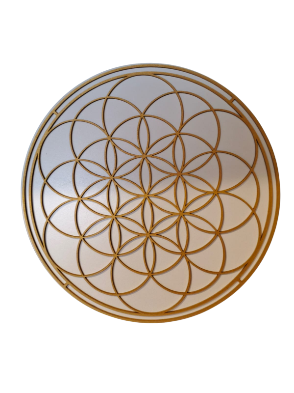 Producto - Cuadro Semilla de la Vida Dorado 34 cm - 1