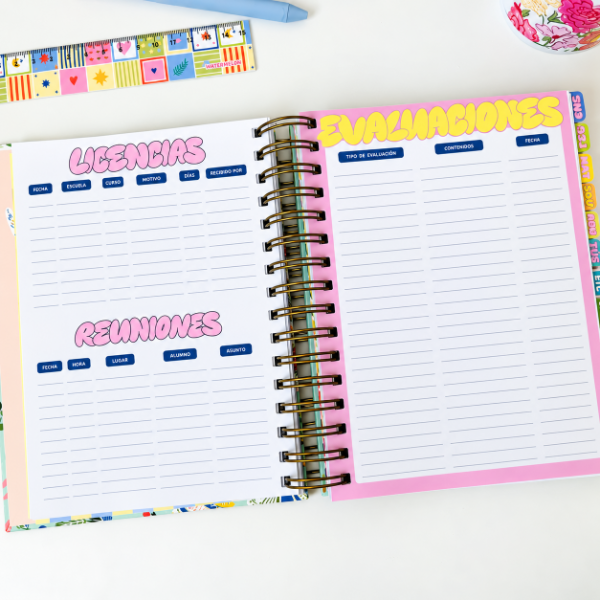 Producto - AGENDA LILAS - Semana a la vista DOCENTE - 4
