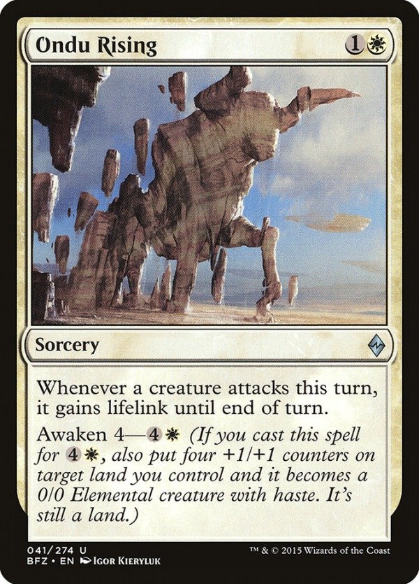 Producto - Ondu Rising  Battle for Zendikar