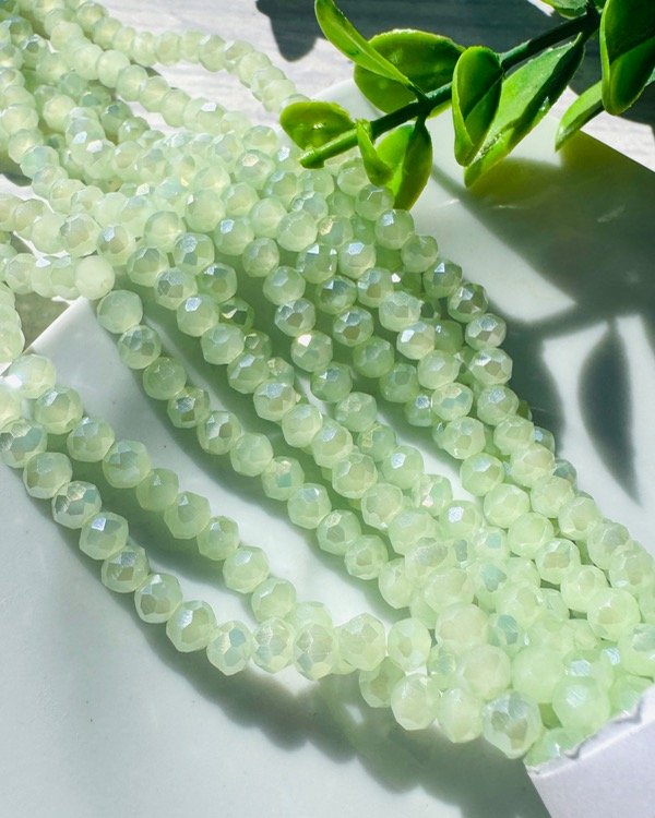 Producto - TIRA CRISTAL DE ROCA VERDE CLARO TORNASOL 4MM