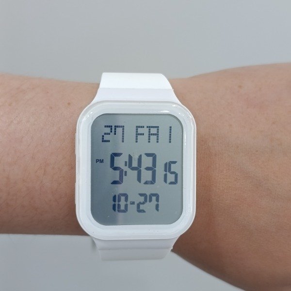 Producto - RELOJ LEMON DIGITAL CUADRADO BLANCO