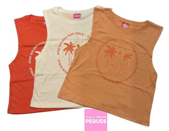 Producto - Remera musculosa STAY GOLDEN
