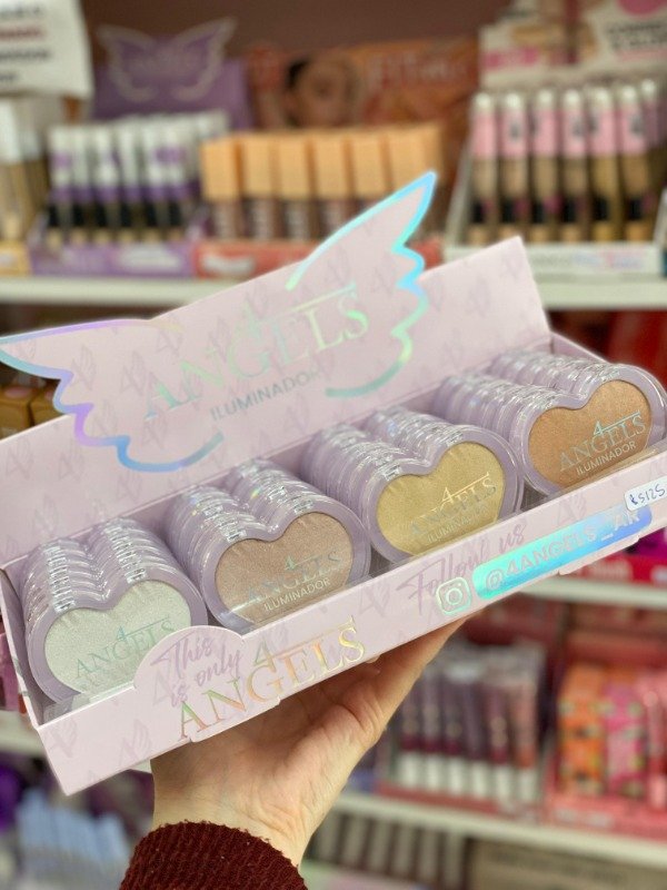 Producto - Iluminador Polvo Corazón 4 Angels Solo Dorado