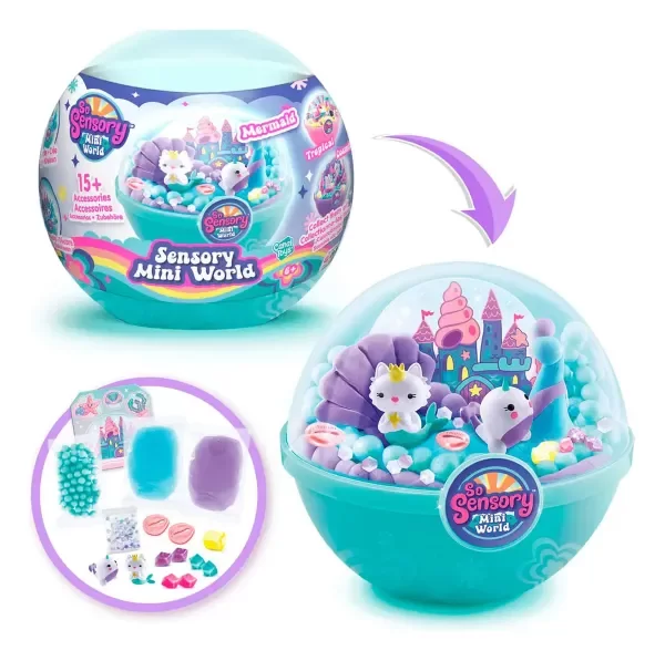 Producto - So Sensory Playset 8cm Mini Word Coleccionables Mermaid