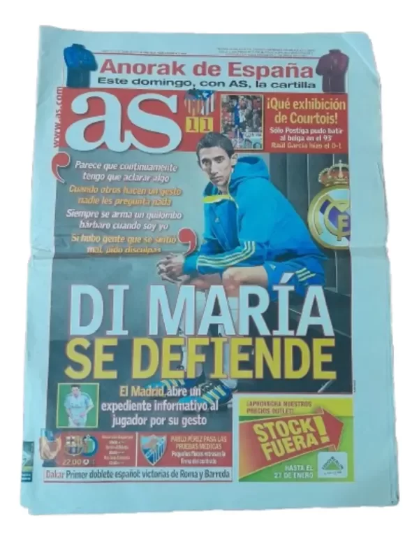 Producto - Diario As Di Maria Se Defiende!! España 2014