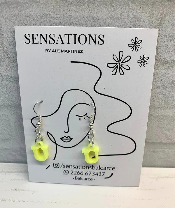 Producto - Aros abecedario IV (ver letras y colores disponibles)