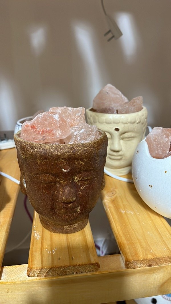 Producto - lampara sal cabeza buda