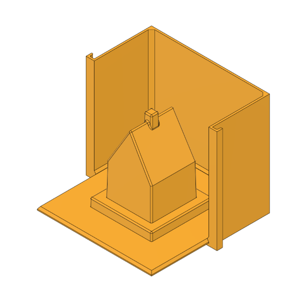 Producto - Matriz para molde de yeso - Casita 6