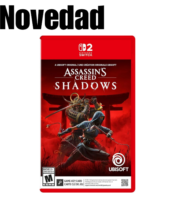 Producto - Assassins Creed Shadows Juego físico Nintendo Switch 2