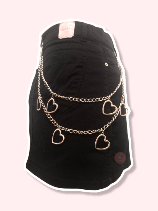 Cadena Doble - Modelo Corazon