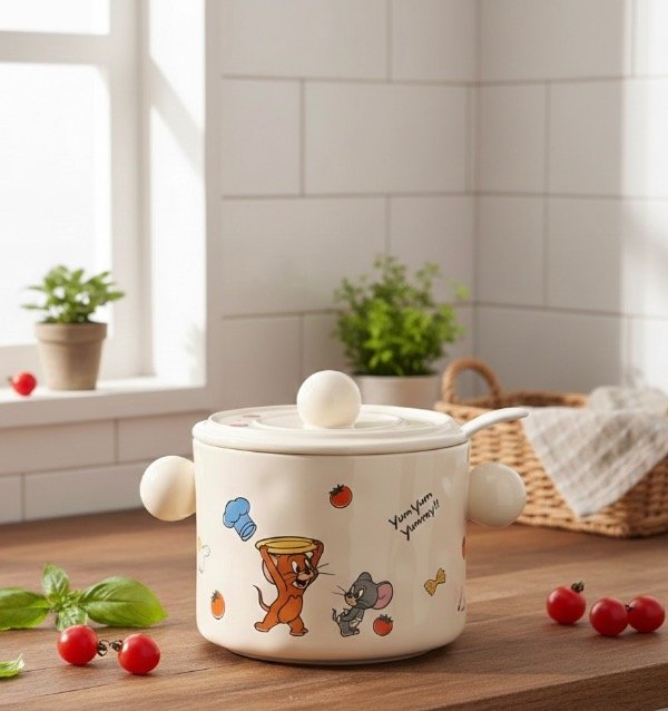 Producto - Olla bowl XXL 2L Tom y Jerry original