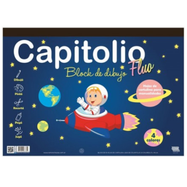 Producto - Capitolio - Block Dibujo N 6 - Color Flúo