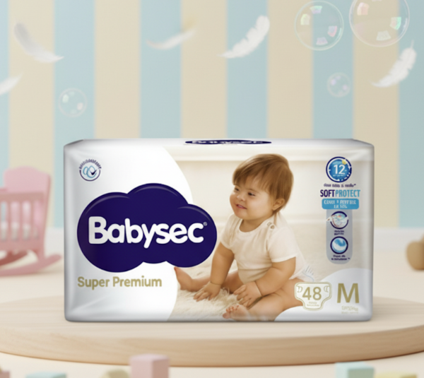 Producto - Babysec Super Premium M x48 unidades (hasta 9.5 kg)