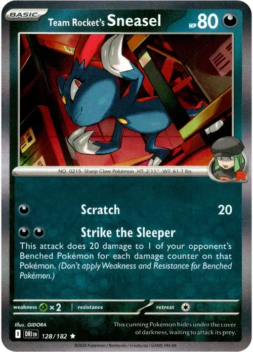 Producto - Team Rocket's Sneasel - 128/182 - Destined Rivals - Holo