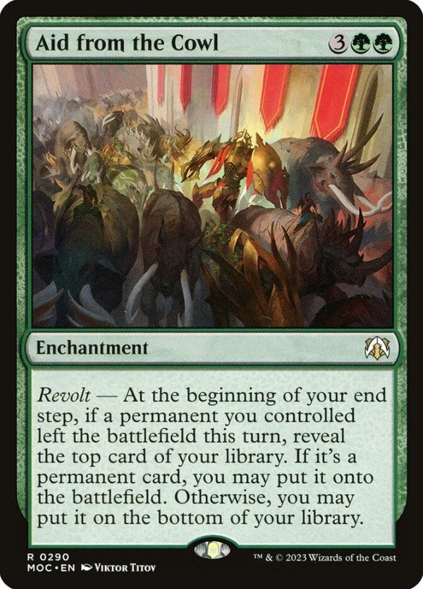 Producto - Aid from the Cowl  March of the Machine Commander
