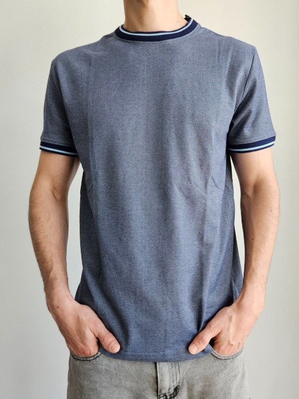 Producto - Remera pique azul