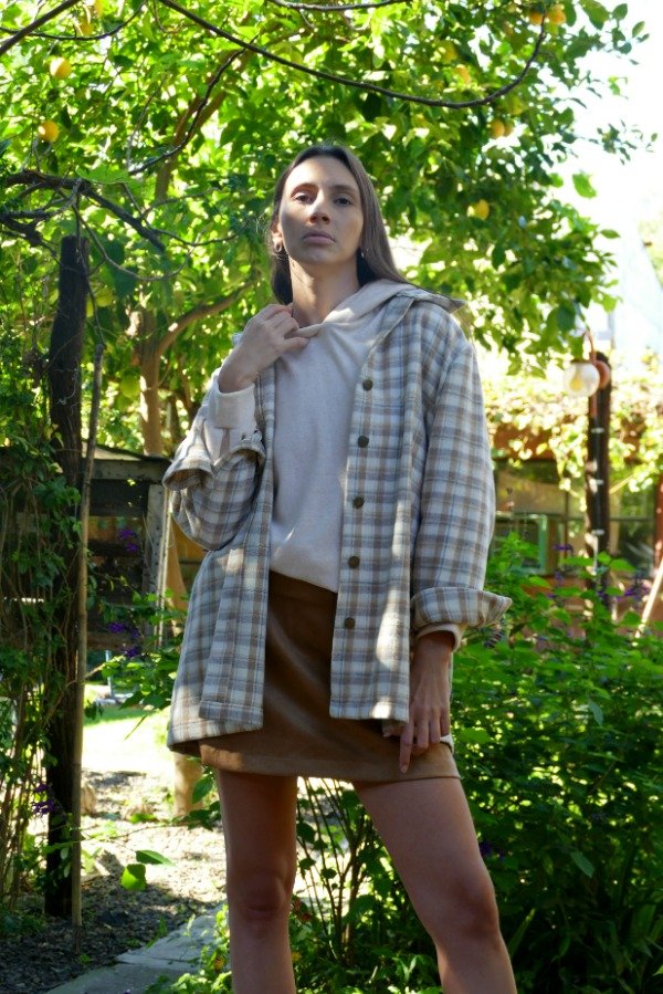 Producto - CHAQUETA RAÍZ A CUADROS